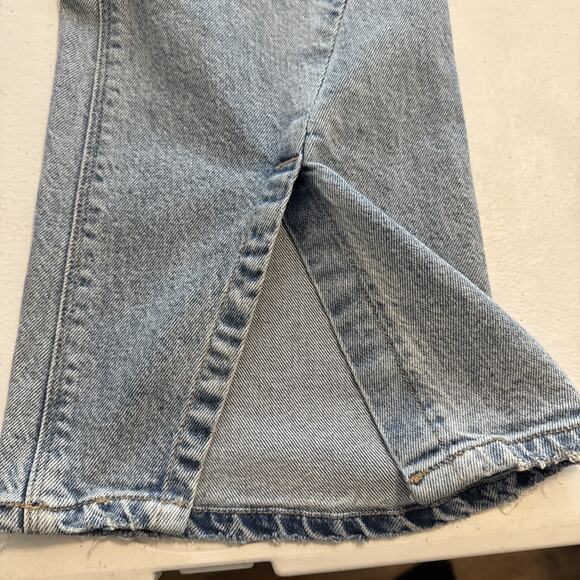 American Eagle Outfitters Curvy 90s Bootcut Stretch Womens Denim Jeans S 8 short - Picture 3 of 7